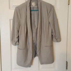 Gray blazer
